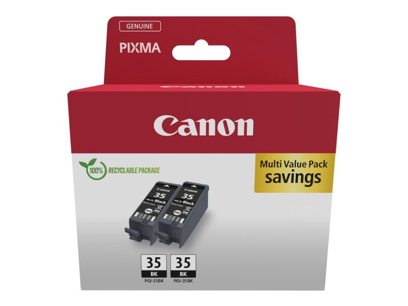 Original Canon PGI-35BK | 1509B029 Tinte Schwarz | 2er-Pack 