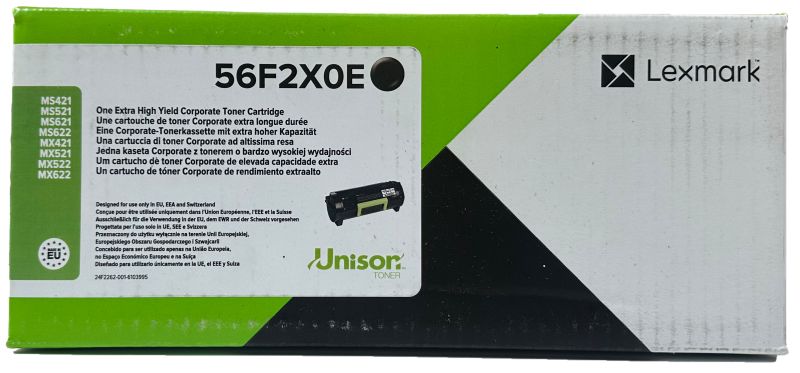 Original Lexmark 56F2X0E Toner Schwarz XL