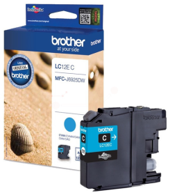 Original Brother LC12EC Tinte Cyan