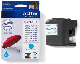 Original Brother LC225XLC Tinte Cyan XL
