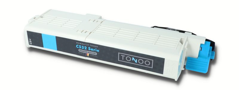 Tonoo® Toner ersetzt OKI 46490607 Cyan XL