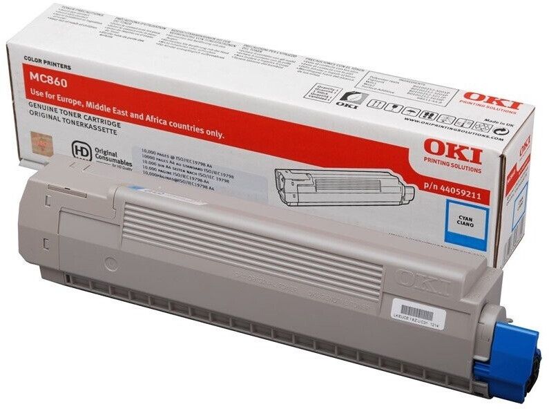 Original OKI 44059211 Toner Cyan