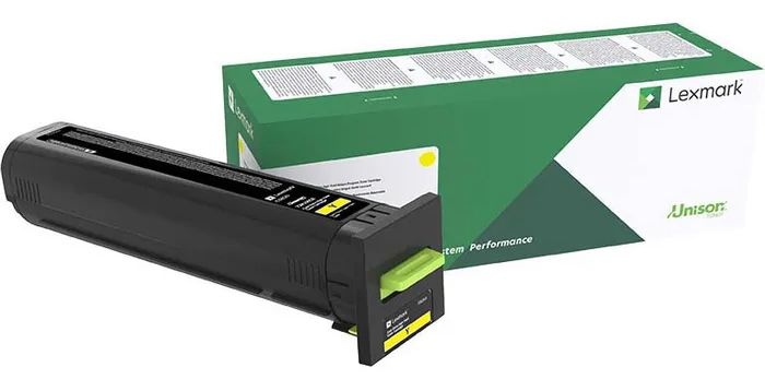 Original Lexmark 72K2XYE Toner Gelb XL