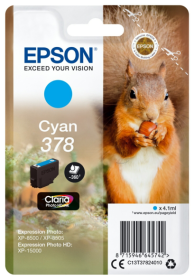 Original Epson 378 | C13T37824010 Tinte Cyan