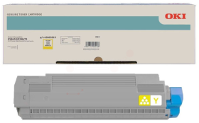 Original OKI 45862819 Toner Gelb