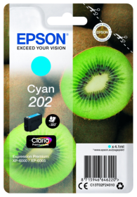 Original Epson 202 | C13T02F24010 Tinte Cyan