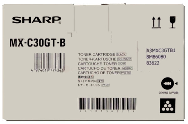 Original SHARP MXC30GTB schwarz Toner