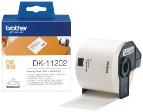 Brother Etikettenrolle DK-11202 | 62x100 mm | Weiß | Papier