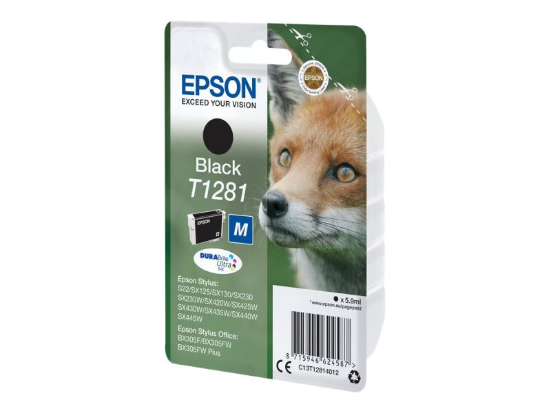 Original Epson T1281 | C13T12814012 Tintenpatrone Schwarz