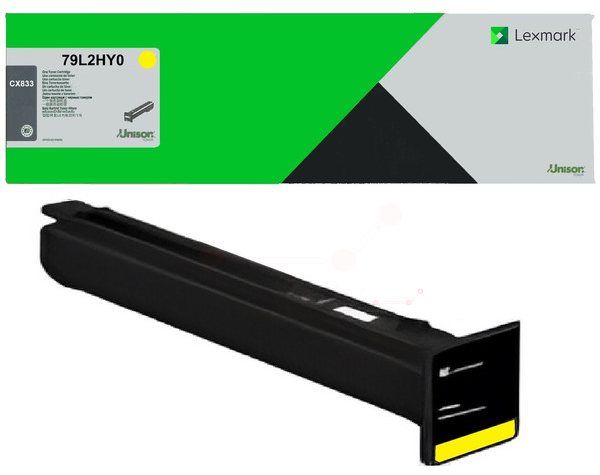 Original Lexmark 79L2HY0 Toner Gelb XL