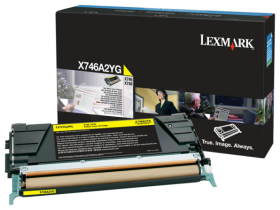 Original Lexmark X746A2YG Toner Gelb