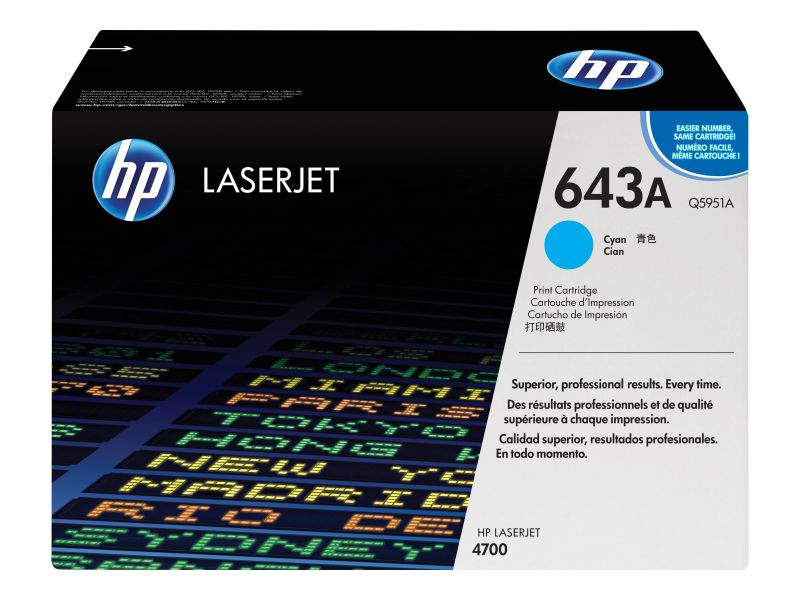 Original HP Q5951A | 643A Toner Cyan
