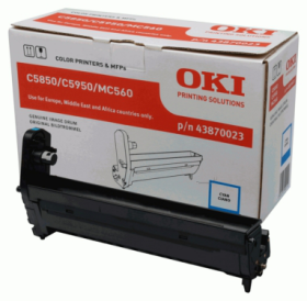 Original OKI 43870023 Trommel Cyan