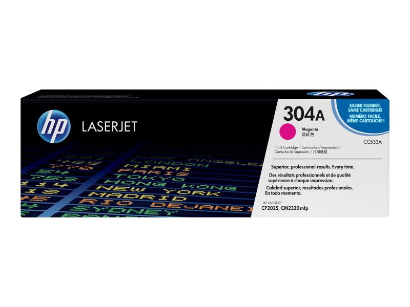 Original HP CC533A | 304A Toner Magenta