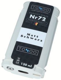 Tonoo® Tinte ersetzt HP 72 | C9403A Matt Schwarz