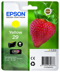 Original Epson 29 | C13T29844012 Tinte Gelb