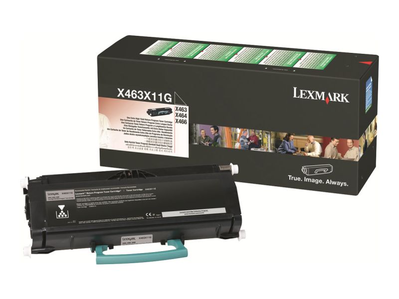 Original Lexmark X463X11G Toner Schwarz