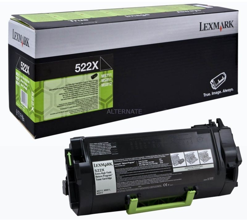 Original Lexmark 522X | 52D2X00 Toner Schwarz XXL