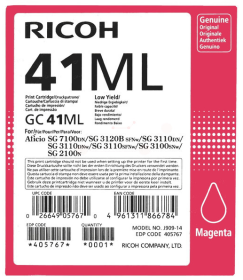 Original Ricoh GC41ML | 405767 Tinte Magenta