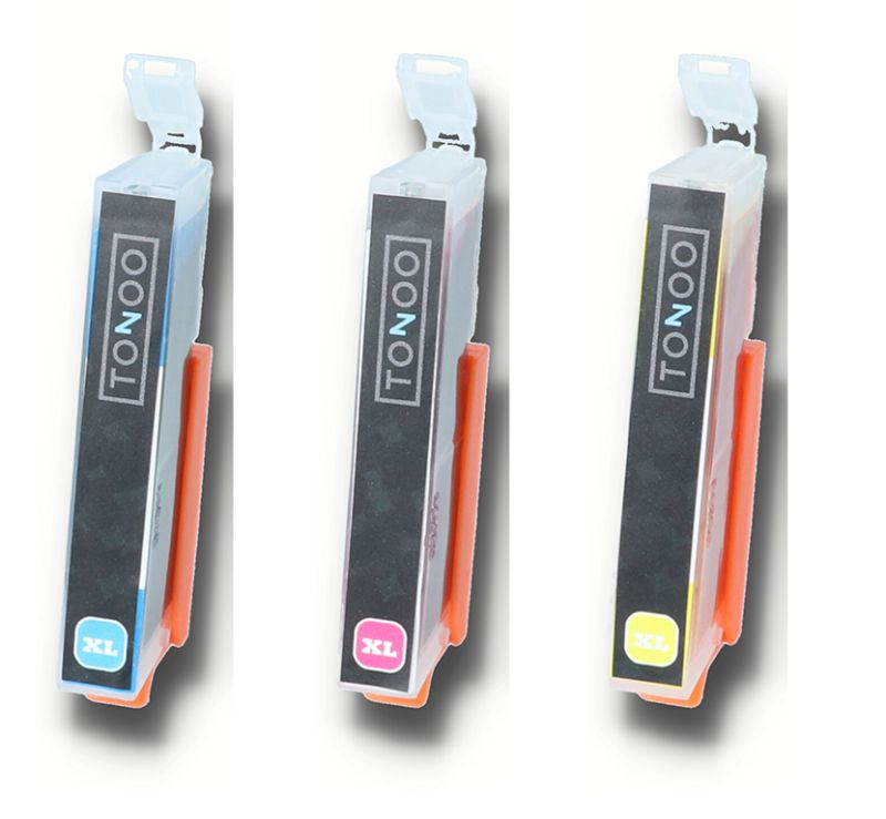 Tonoo® Tinte ersetzt Canon CLI521 | 2934B010 Multipack C/M/Y