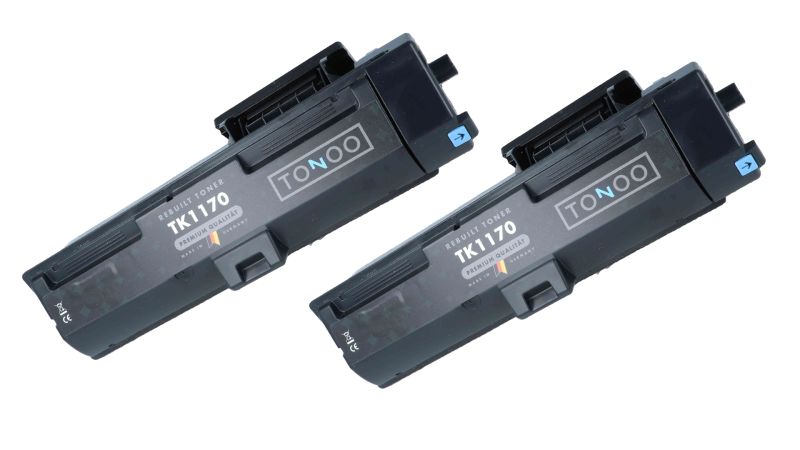Tonoo® Toner ersetzt Kyocera TK1170 Schwarz Doppelpack