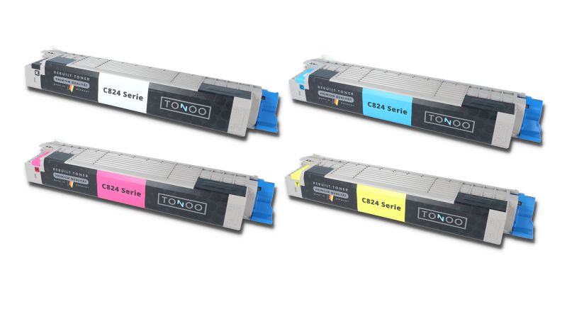 Tonoo® Toner ersetzt OKI C824dn | C824n | C834nw | C834dnw | C844dnw | Set
