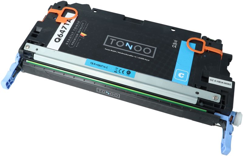 Tonoo® Toner ersetzt HP Q6471A | 502A Cyan