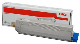 Original OKI 44844507 Toner Cyan