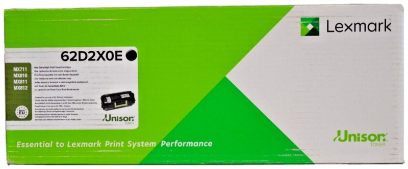 Original Lexmark 622XE | 62D2X0E Toner Schwarz XXL ( B-Verpackung )