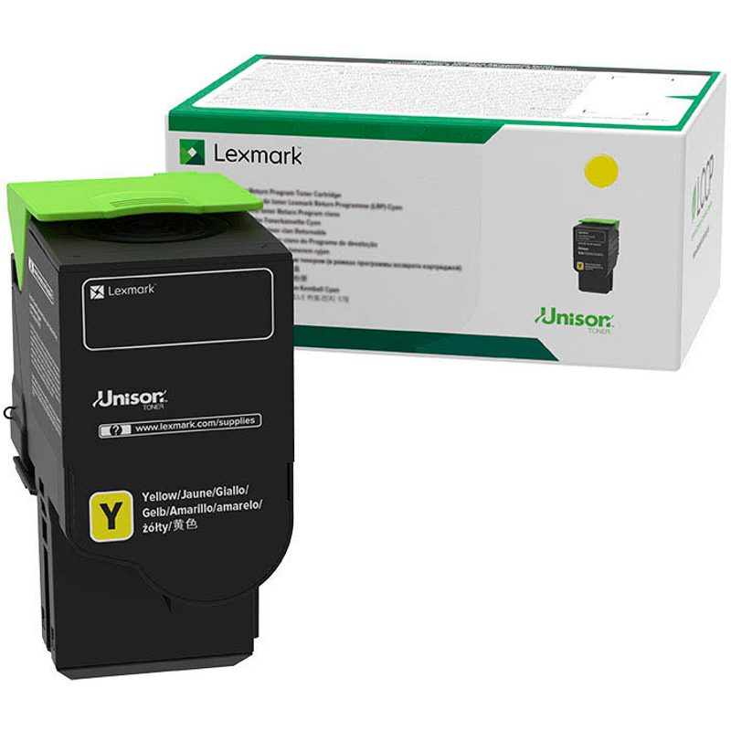 Original Lexmark 78C2XYE Toner Gelb XL