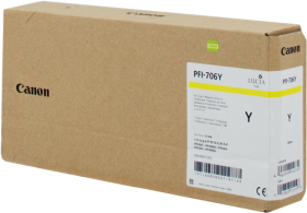 Original Canon PFI706Y | 6684B001 Tinte Gelb ( 2027 )