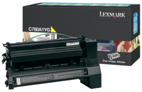 Original Lexmark C780A1YG Toner Gelb