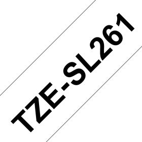 Brother Schriftband TZe-SL261 | 36 mm | Schwarz auf Weiß | 8 m