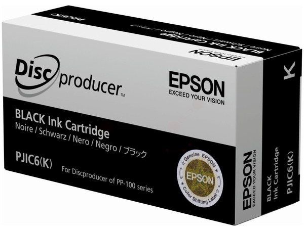 Original Epson PJIC7(K) | C13S020693 Tinte Schwarz