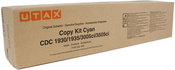 Original Utax 653010011 Toner Cyan