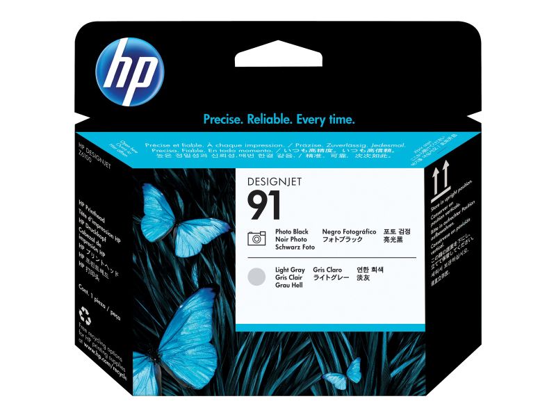Original HP 91 | C9463A Druckkopf Foto Schwarz & hell Grau ( 2023 )