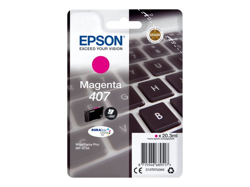 Original Epson 407 | C13T07U440 Tinte Gelb