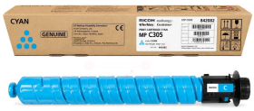 Original Ricoh Type MPC305E | 842082 Toner Cyan