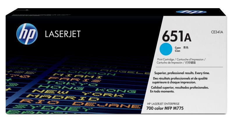 Original HP CE341A | 651A Toner Cyan