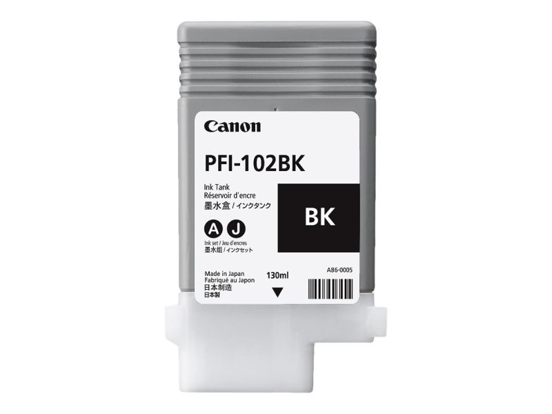 Original Canon PFI102BK | 0895B001 Tinte Schwarz ( 2020 )