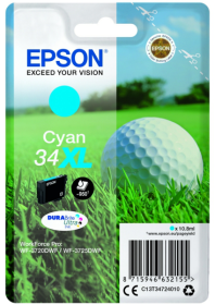 Original Epson 34XL | C13T34724010 Tinte Cyan XL
