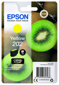 Original Epson 202 | C13T02F44010 Tinte Gelb