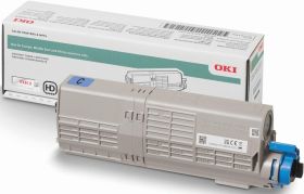 Original OKI 46490623 Toner Cyan