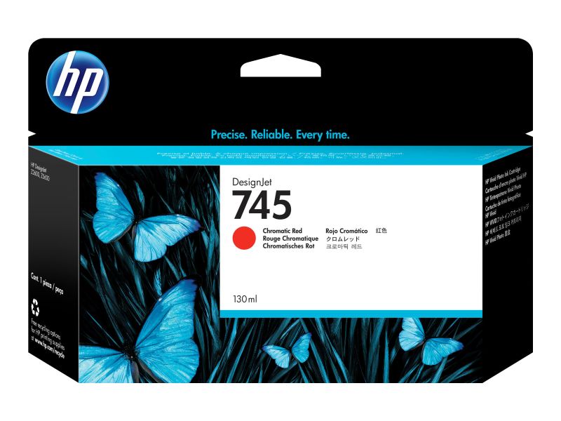 Original HP 745 | F9K00A Tinte Chromatisches Rot ( 2020 )