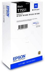 Original Epson T7551 | C13T755140 | C13T75514N Tinte Schwarz XL