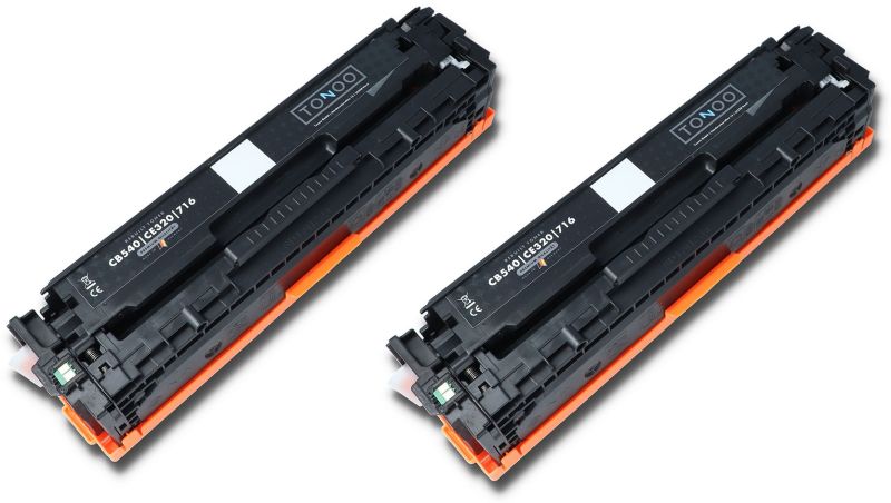 Tonoo® Toner ersetzt HP CE320AD | 128A Schwarz Doppelpack