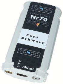 Tonoo® Tinte ersetzt HP 70 | C9449A Foto Schwarz