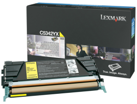 Original Lexmark C5342YX Toner Gelb