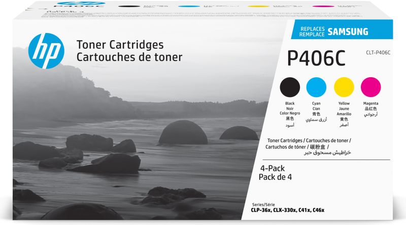 Original Samsung SU375A | CLTP406C Toner Spar Set