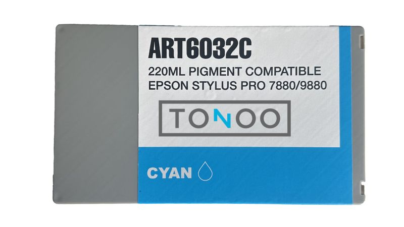 Tonoo® Tinte ersetzt Epson T6032 | C13T603200 | Cyan